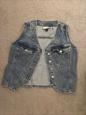 Universal Thread Denim Vest Blue